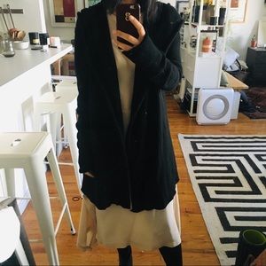 Vince wool hooded cardigan